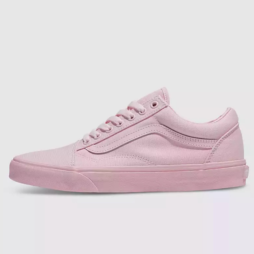 Vans Men’s Old Skool
Pastel Mono Pink
VN000CT8PNK 
Sneakers - Picture 3 of 16